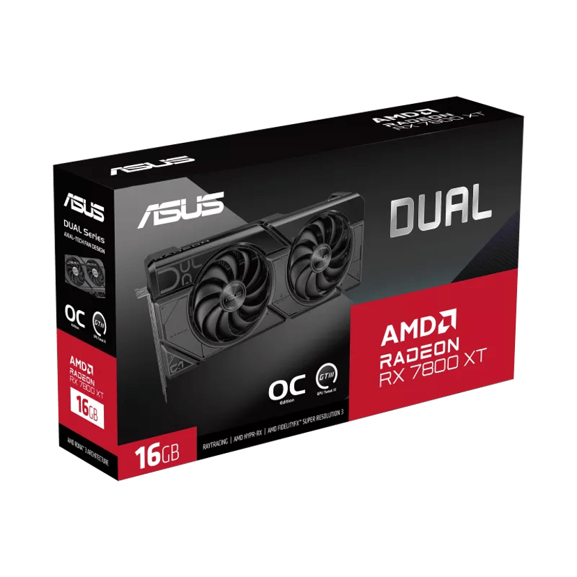 ASUS Radeon RX 7800 XT 16GB Dual OC 16GB