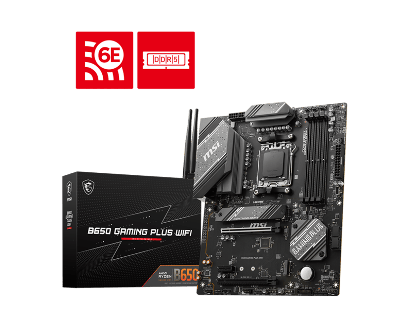 MSI B650 Gaming Plus Wifi AM5 ATX Hovedkort