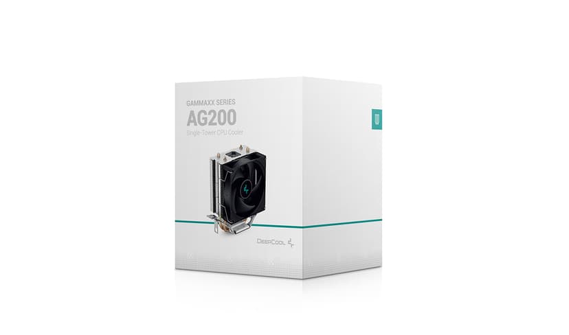 Deepcool AG200 Luftkylare Gjuten aluminium, Svart