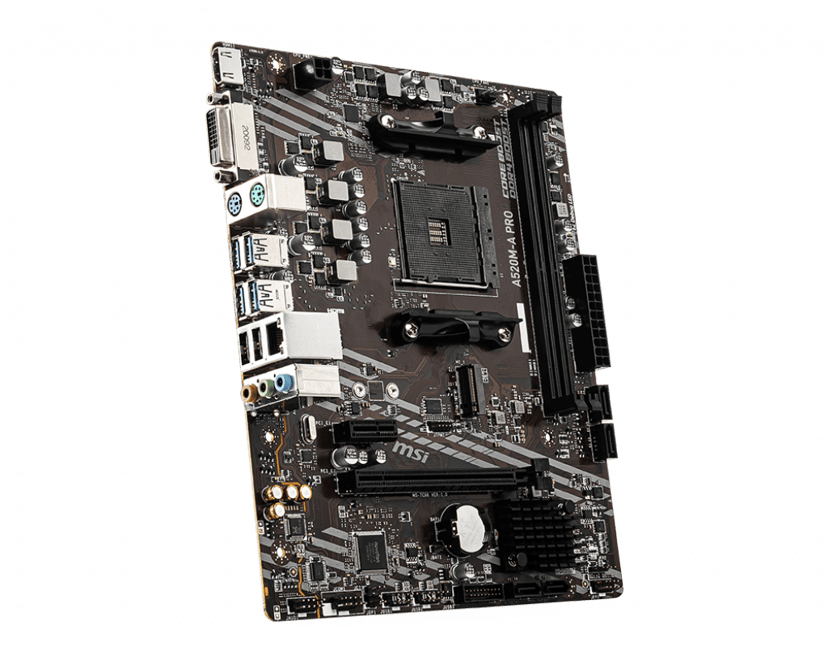 MSI A520M-A Pro AM4 Micro-ATX Emolevyt