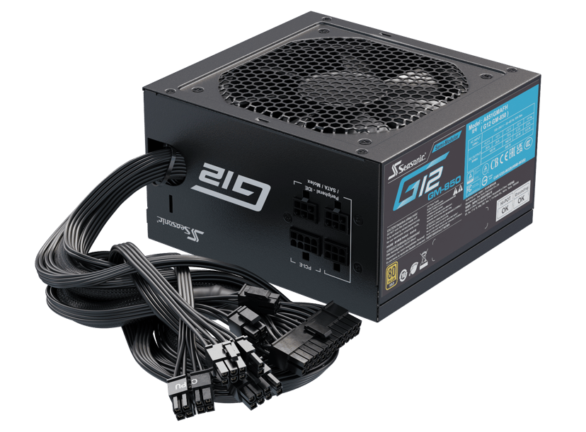 Seasonic G12 GM 850W ATX 80 PLUS Gold Virtalähde