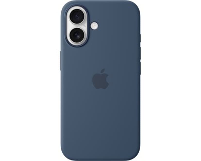 Apple Silikonskal med MagSafe iPhone 16 Mörkblå