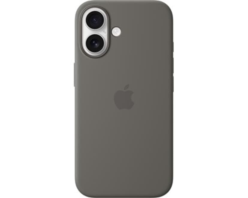 Apple Silicone Case Magsafe iPhone 16 Harmaa
