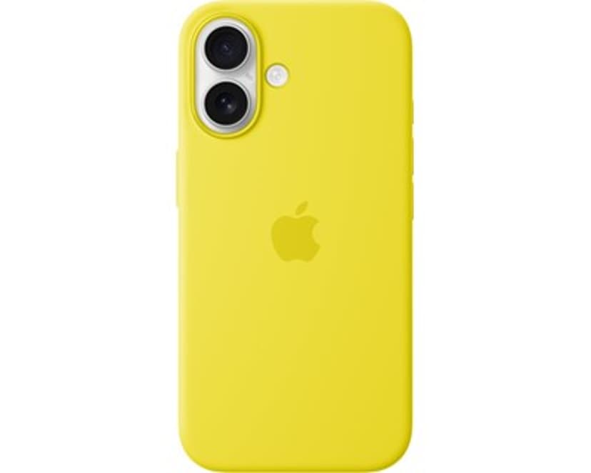 Apple Silicone Case Magsafe iPhone 16 Geel