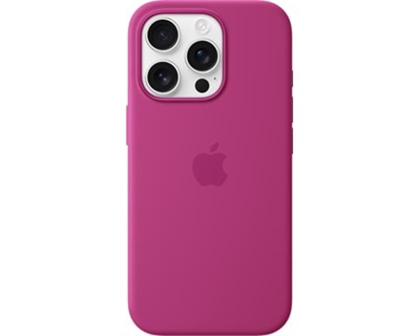 Apple Silikonskal med MagSafe iPhone 16 Pro Fuchsia