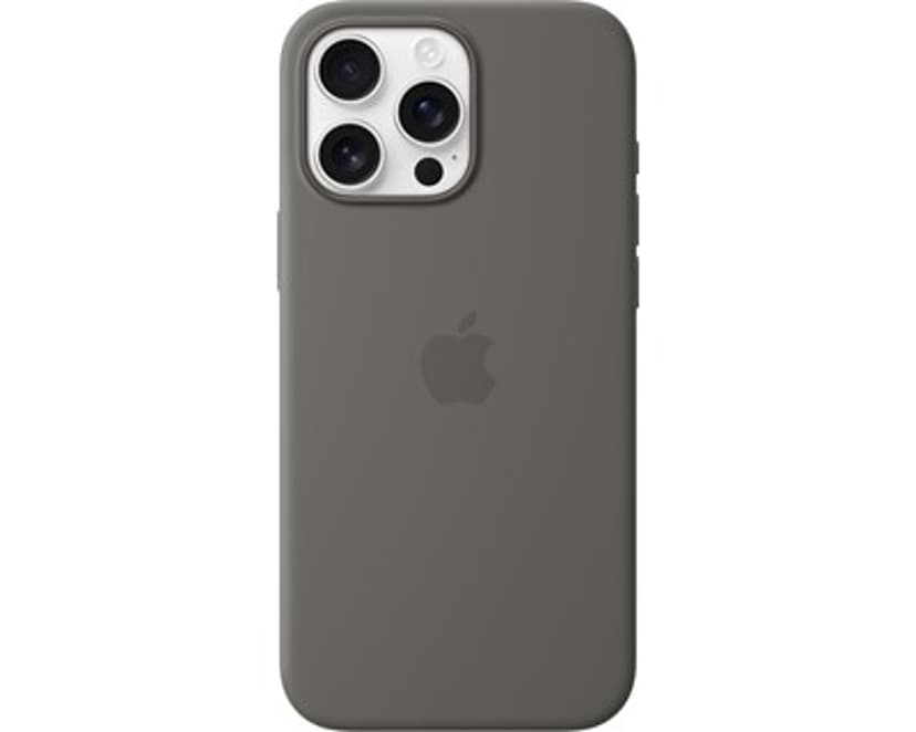 Apple Silicone Case Magsafe iPhone 16 Pro Max Grå