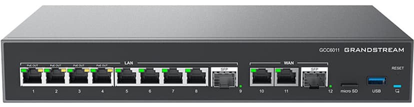 Grandstream Gcc6011 10xGE 2x2.5G SFP VPN Router