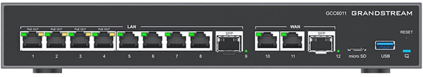 Grandstream Gcc6011 10xGE 2x2.5G SFP VPN Router