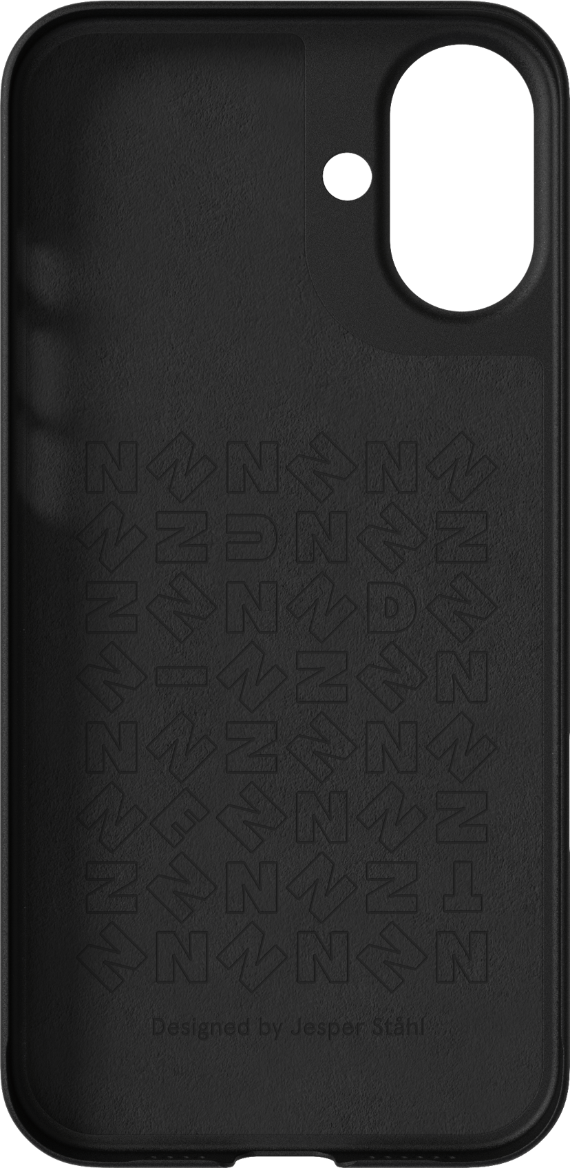 Nudient Thin Case iPhone 16 Plus Musta