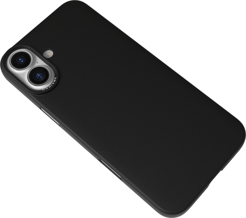 Nudient Thin Case iPhone 16 Plus Musta
