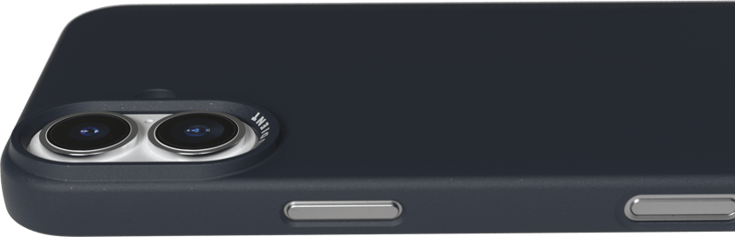 Nudient Thin Case iPhone 16 Plus Blå