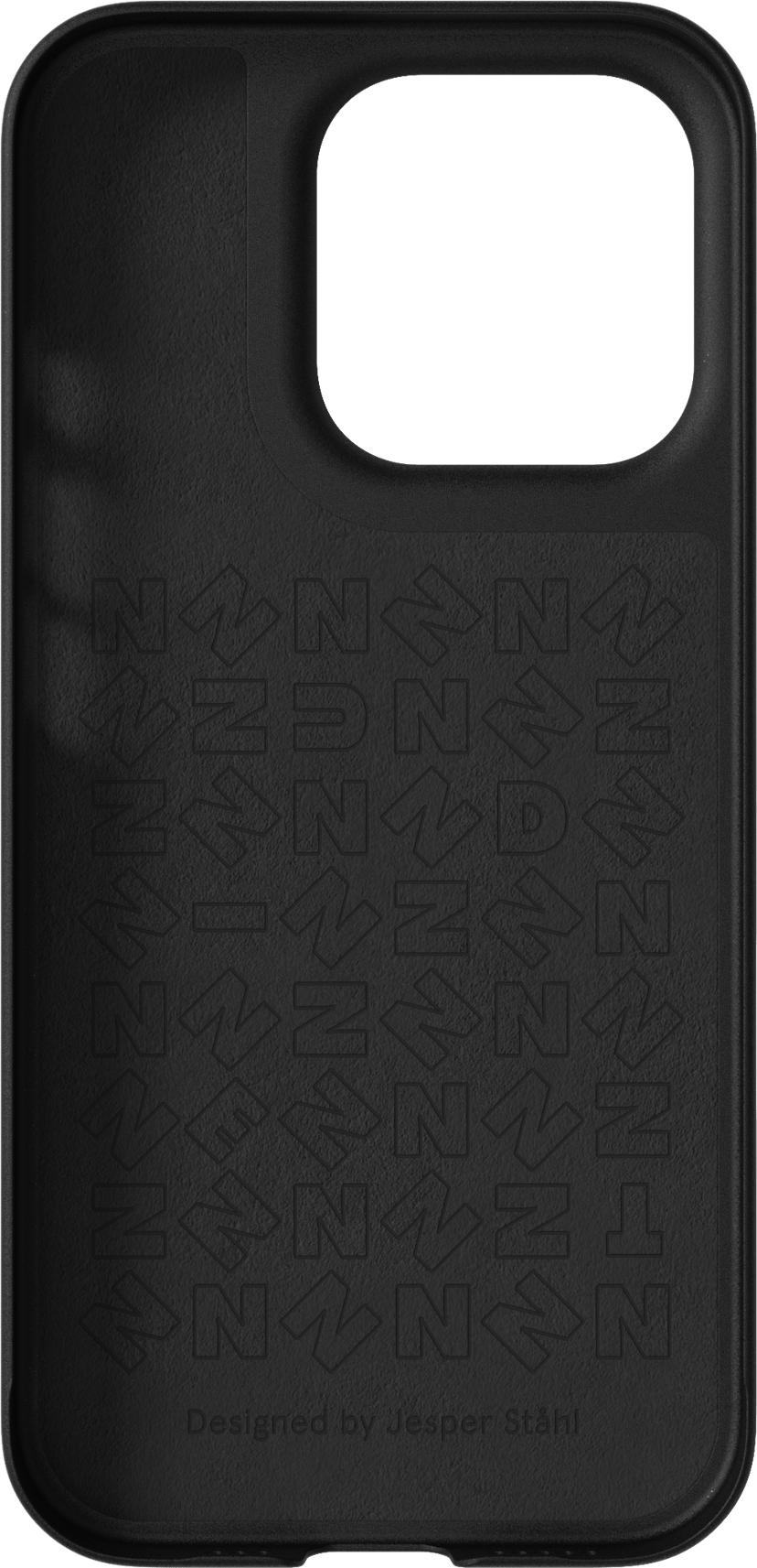 Nudient Thin Case iPhone 16 Pro Musta
