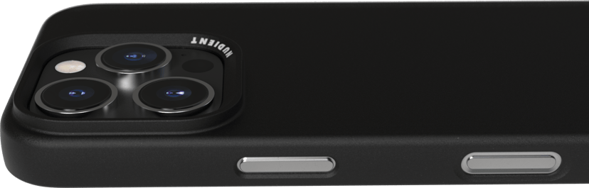 Nudient Thin Case iPhone 16 Pro Svart