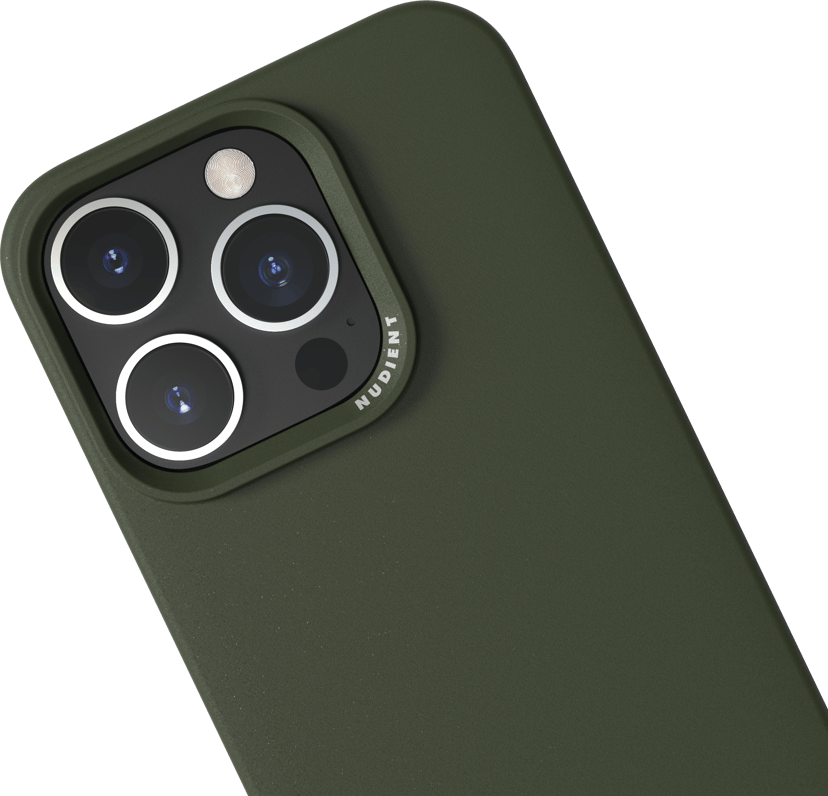 Nudient Thin Case iPhone 16 Pro Grønn