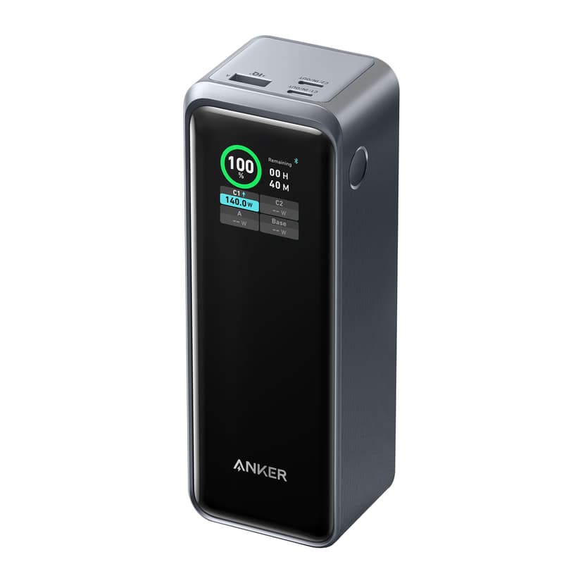Anker Prime 250W 2760mAh 27650mAh Musta