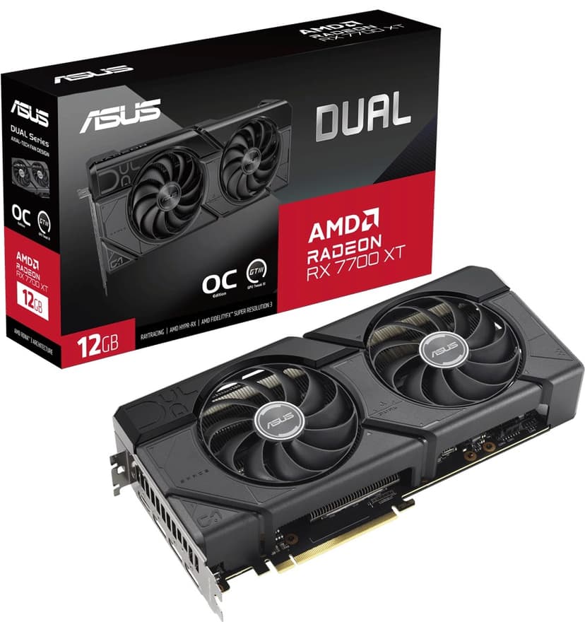 ASUS Radeon RX 7700 XT Dual OC 12GB