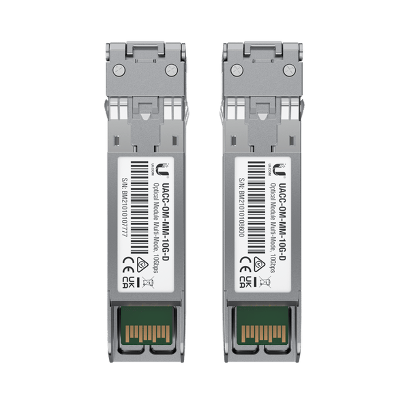 Ubiquiti UACC-OM-MM-10G-D-2 nettverkstransceivermodul Fiber optisk 10000 Mbit/s 850 nm