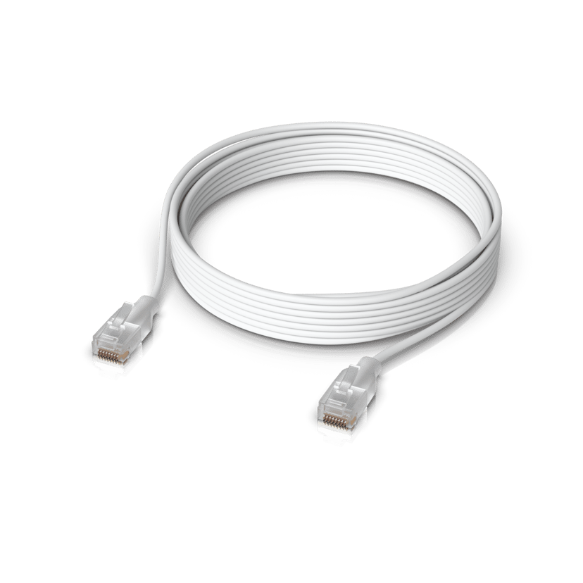 Ubiquiti UniFi Etherlighting Patch Cable RJ-45 Cat6 5m Translucent, Vit