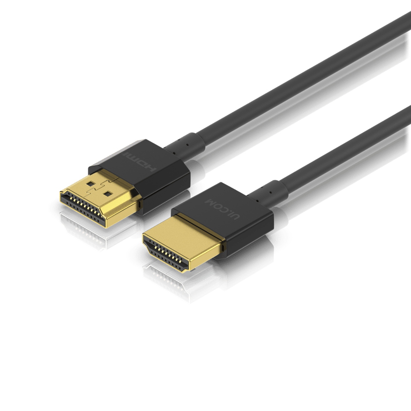 Ubiquiti UACC-Cable-UHS-1M HDMI-kabel HDMI Typ A (standard) Svart 1m HDMI HDMI Svart