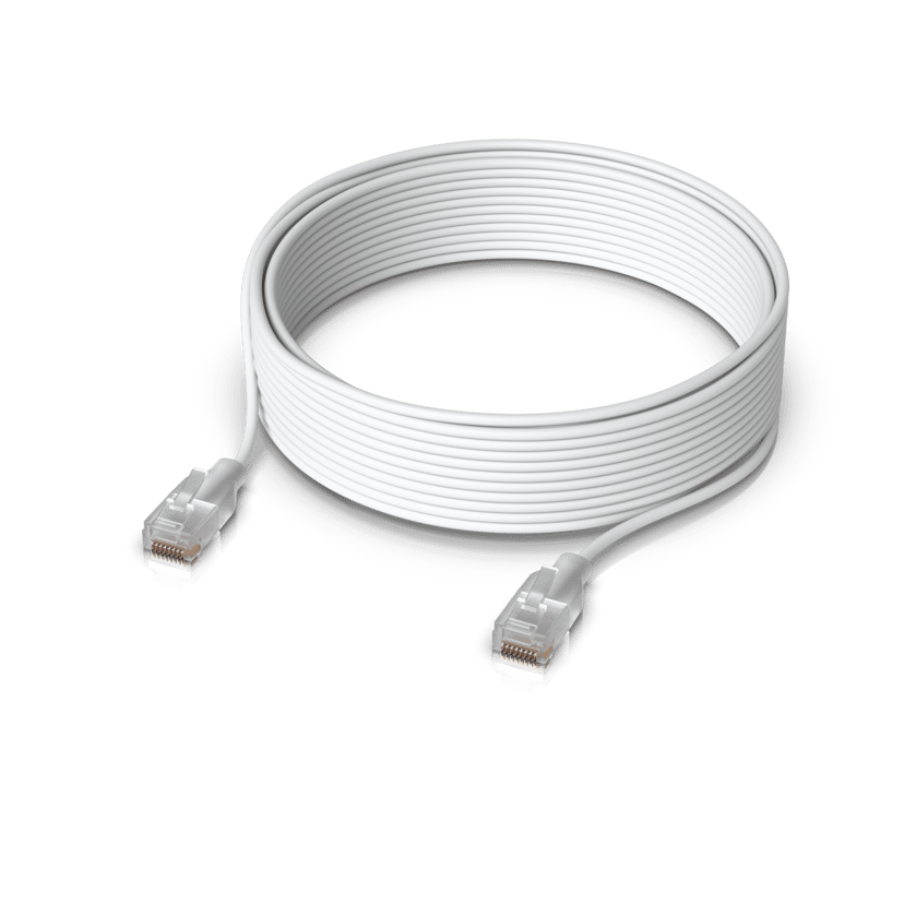 Ubiquiti UniFi Etherlighting Patch Cable RJ-45 Cat6 12m Translucent, Vit
