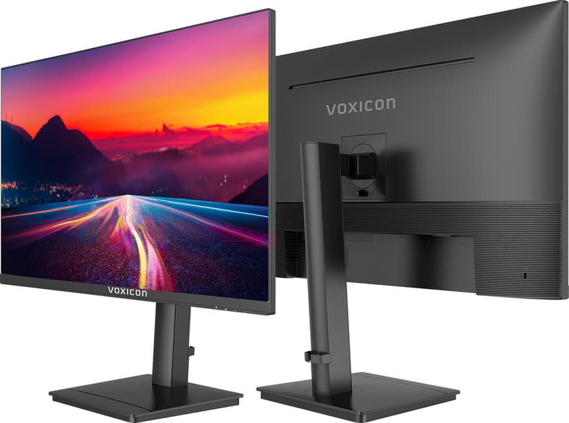 Voxicon O27QHDPF ergonominen näyttö USB-C 65W 27" 2560 x 1440pixels IPS 16:9 75Hz
