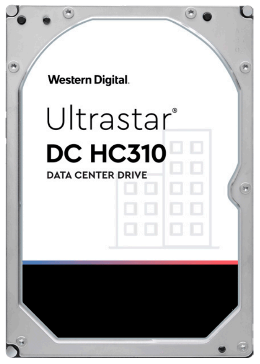 WD Ultrastar DC HC310 6TB 512E SE 3.5" 7200r/min SAS Harddisk