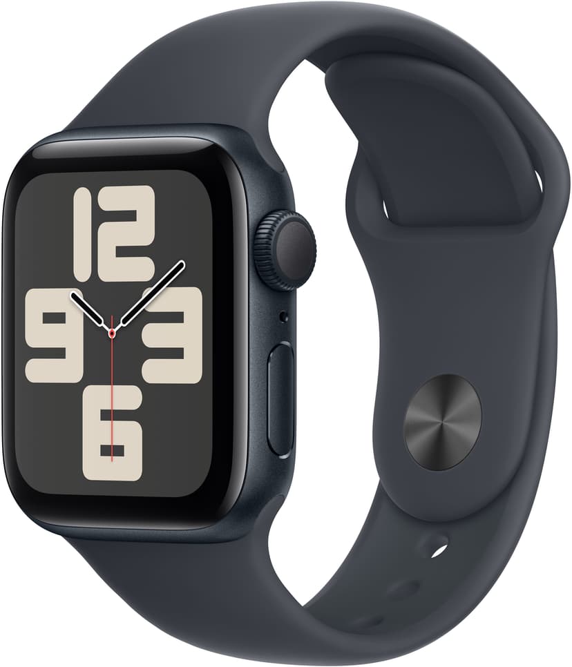 Apple Watch SE GPS 40mm Midnight Aluminium Case with Midnight Sport Band - S/M