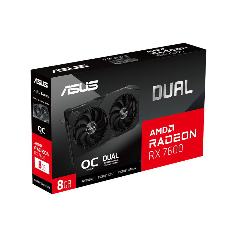 ASUS Radeon RX 7600 8GB Dual OC V2 8GB