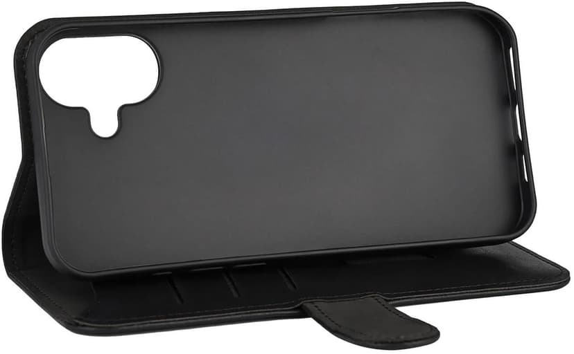 Gear Plånboksfodral Med Magnetlås iPhone 16 Svart