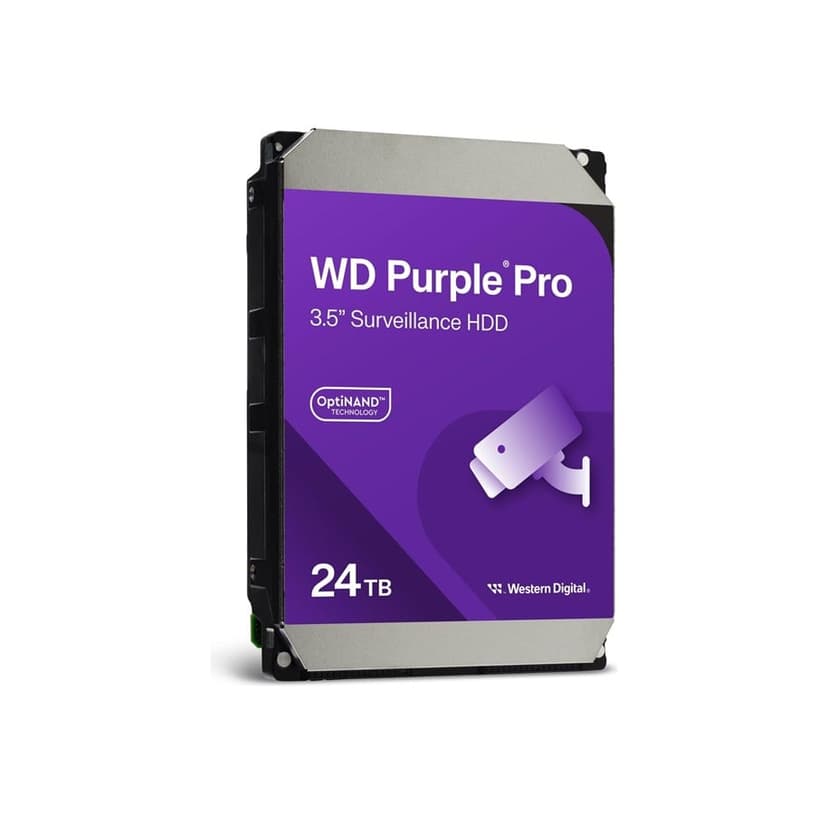 WD Purple Pro 24TB 3.5" 7200r/min SATA 6.0 Gbit/s Harddisk