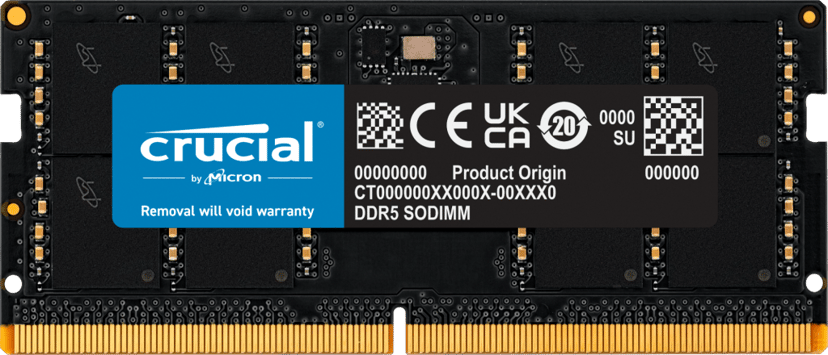 Crucial CT32G56C46S5 32GB 5600MHz DDR5 262-pin SO-DIMM