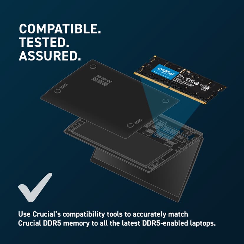 Crucial CT32G56C46S5 32GB 5600MHz DDR5 262-pin SO-DIMM