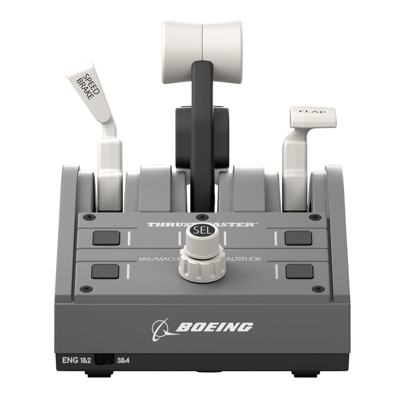 Thrustmaster TCA Yoke Pack - Boeing Edition XSX/PC Grå, Svart