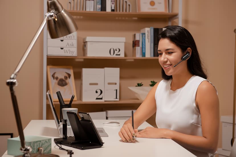Yealink WH66 Mono UC Headset Trådlös Huvudband Kontor/callcenter USB Type-A Bluetooth Laddningsställ Svart USB Type-A Svart