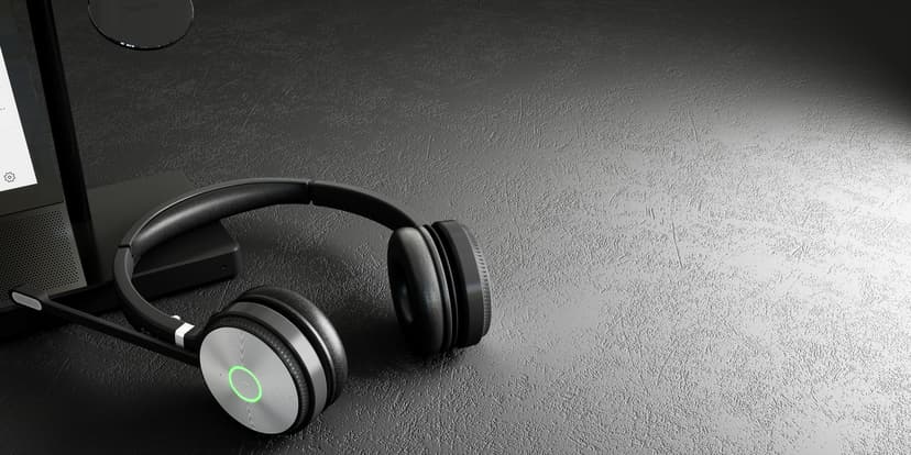 Yealink WH66 Mono UC Headset Trådlös Huvudband Kontor/callcenter USB Type-A Bluetooth Laddningsställ Svart USB Type-A Svart