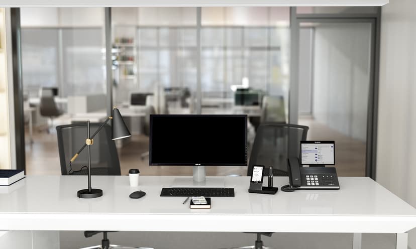 Yealink WH66 Mono UC Headset Trådlös Huvudband Kontor/callcenter USB Type-A Bluetooth Laddningsställ Svart USB Type-A Svart