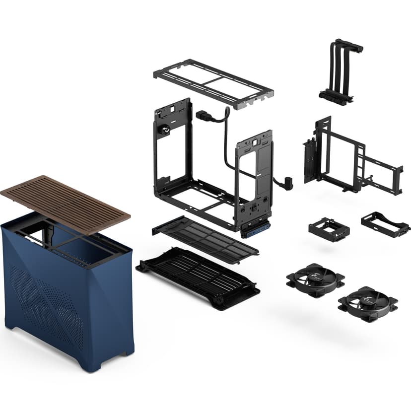 Fractal Design ERA 2 Mini Tower Sininen