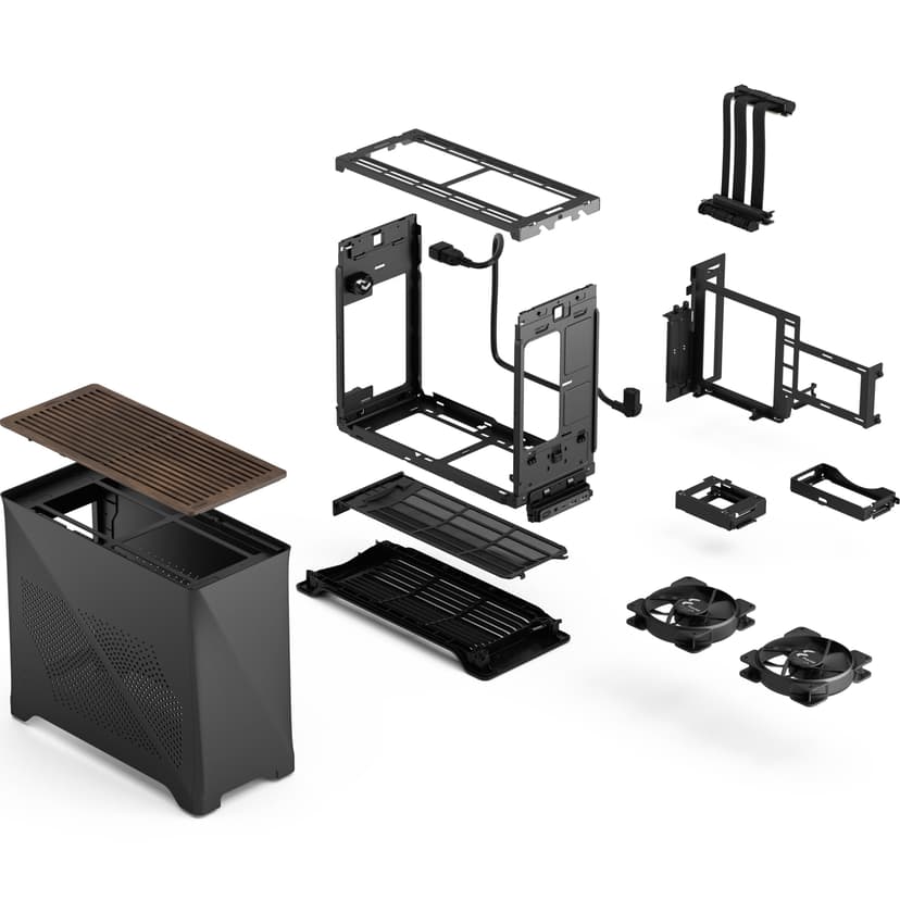 Fractal Design ERA 2 Mini Tower Charcoal, Grå