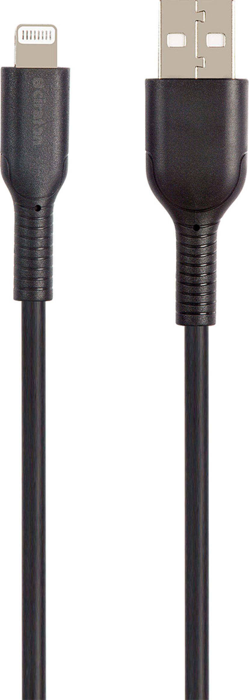 Cirafon Sync/charge Cable AM To Lightning 0.5M 0.5m Zwart