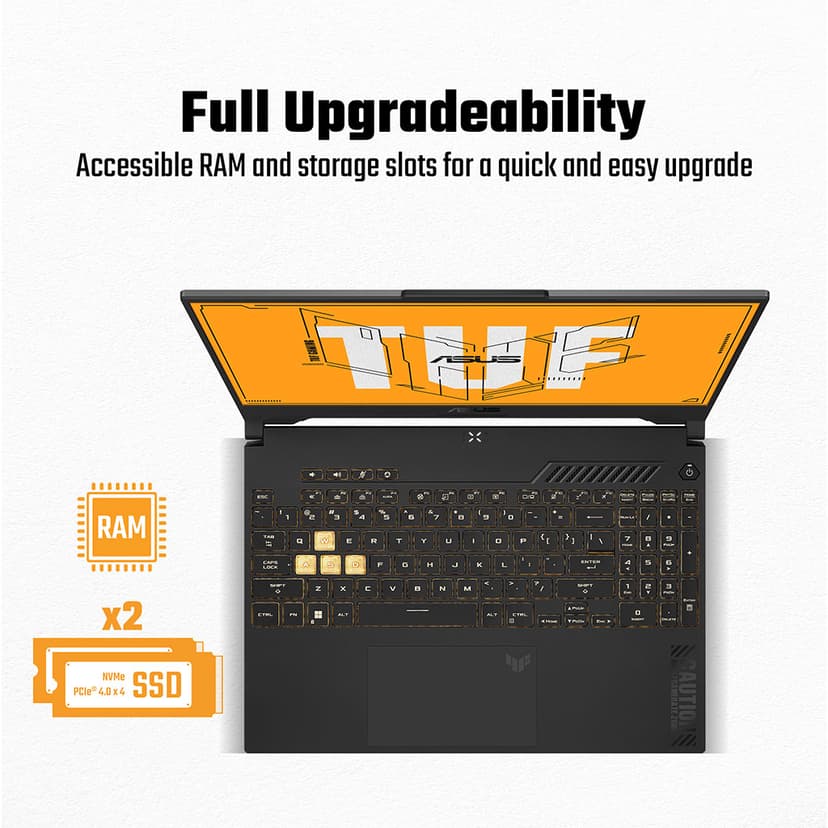 ASUS TUF A15 FA507 AMD Ryzen 7 16GB 1000GB RTX 4050 15.6