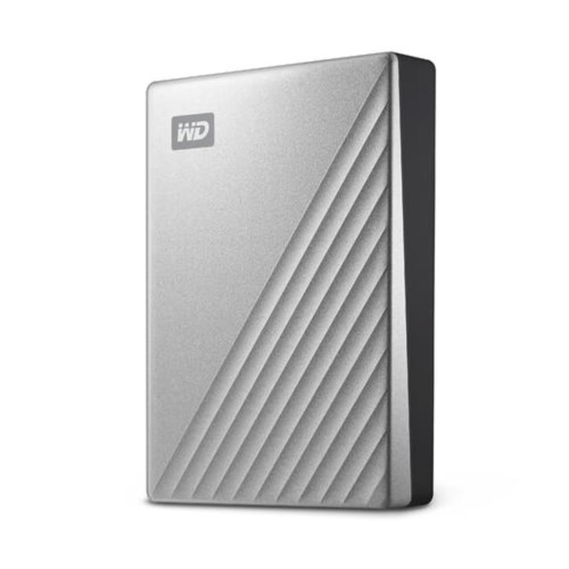 WD My Passport Ultra Sølv, Svart