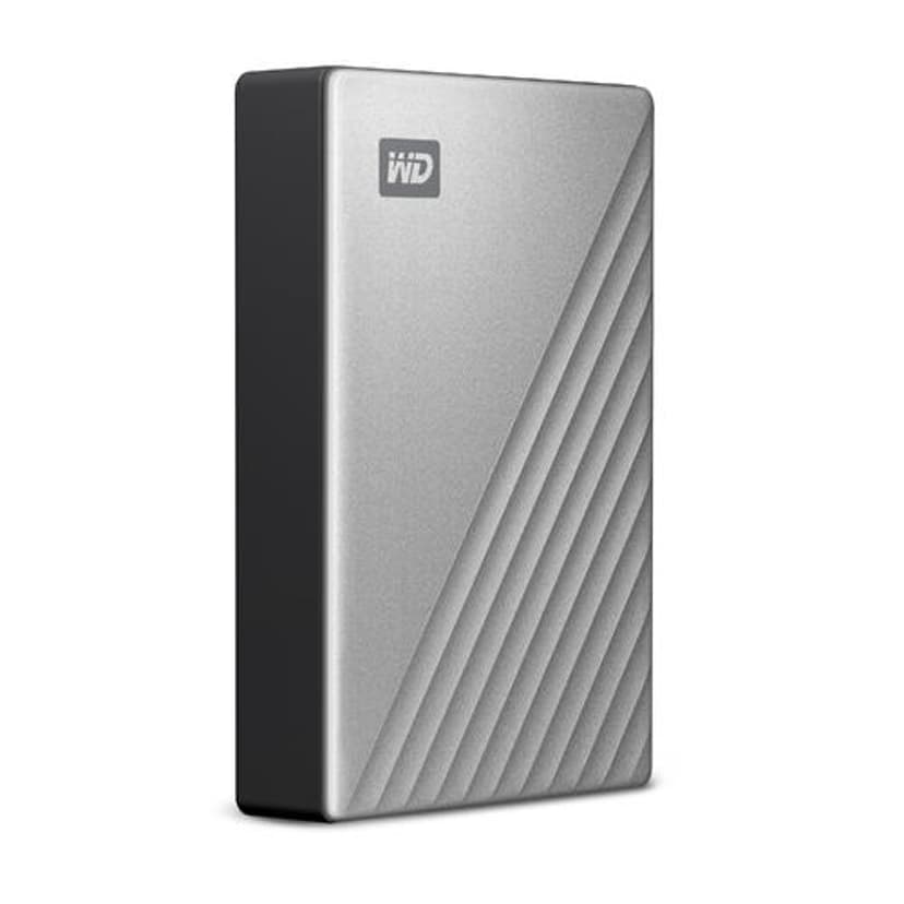WD My Passport Ultra Sølv, Svart