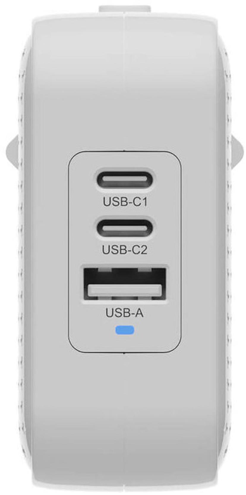 Targus HyperJuice 70 W USB-C GaN reiselader Hvit