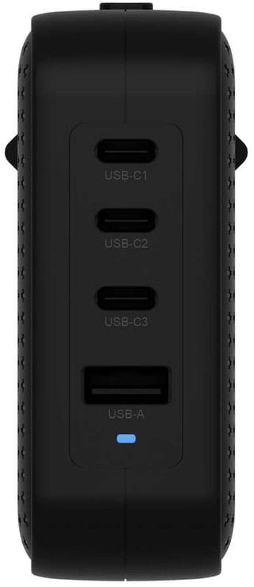 Targus HyperJuice 100W USB-C GaN -matkalaturi Musta