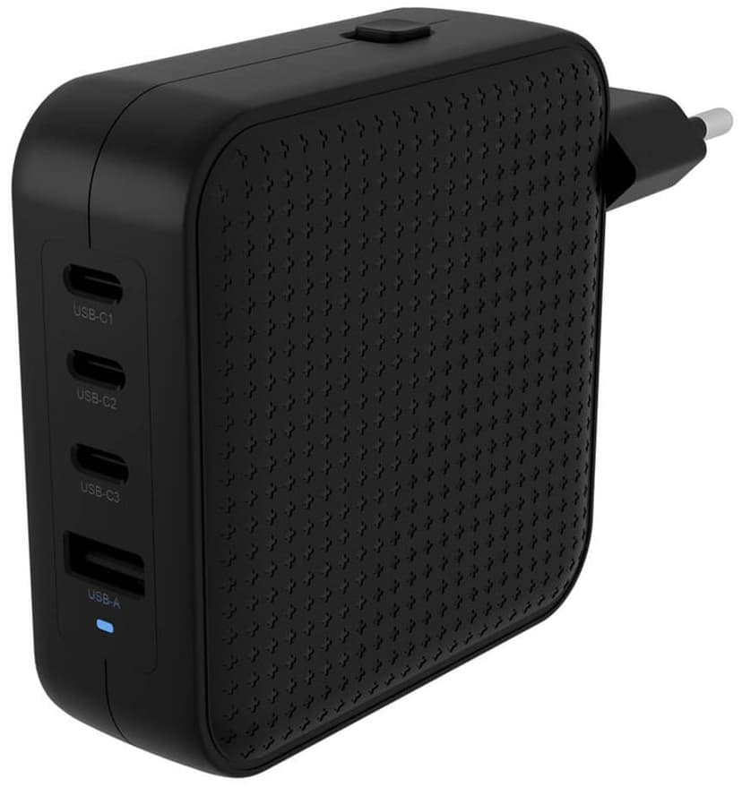 Targus HyperJuice 100W USB-C GaN -matkalaturi Musta