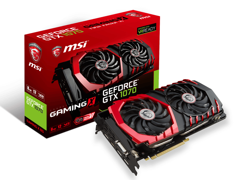 MSI GeForce GTX 1070 Gaming X 8G