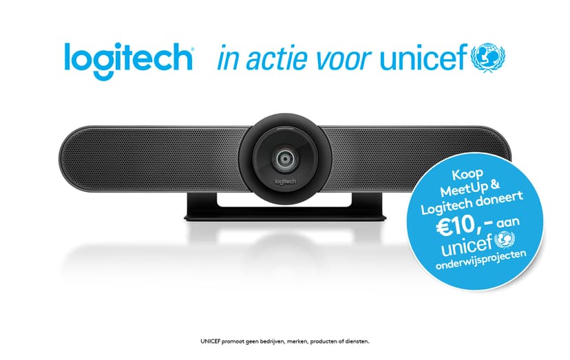 Logitech MeetUp 4K conferentiecamera + uitbreidingsmicrofoon