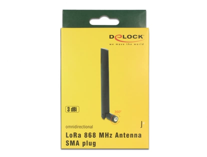 Delock LoRa Antenna SMA-male 3 dBi