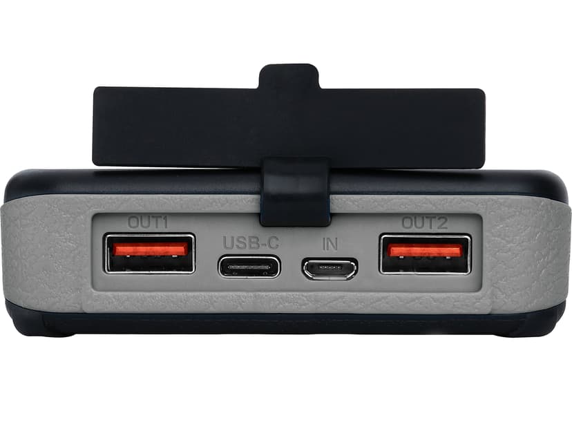 Sandberg Nødlader Solcelle 6-paneler 20 000 mAh 20000, 74mAh Sort