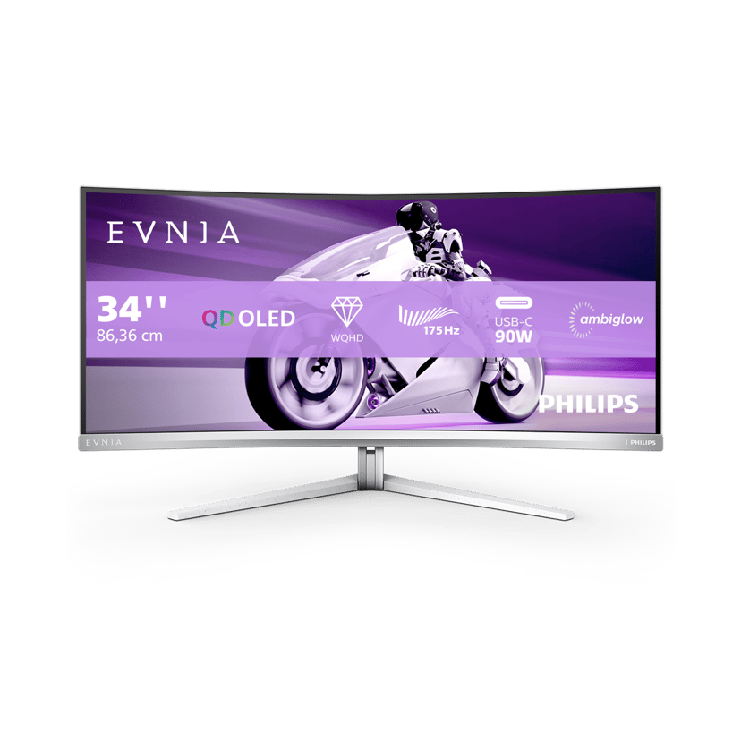 Philips Evnia 8000 34M2C8600 Curved 34" 3440 x 1440pixels 21:9 100Hz